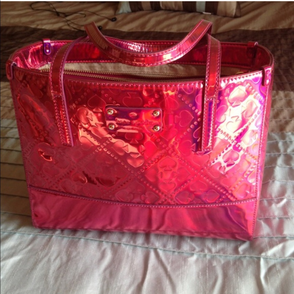 Kate Spade Quinn Pink Holographic Bag